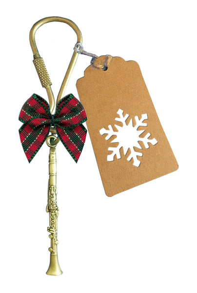 Clarinet Christmas Ornament