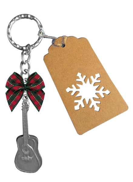 Guitar Holiday Ornament and Keychain