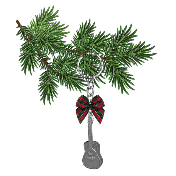 Guitar Holiday Ornament and Keychain