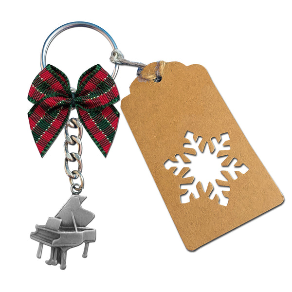 Grand Piano Pewter Christmas Ornament
