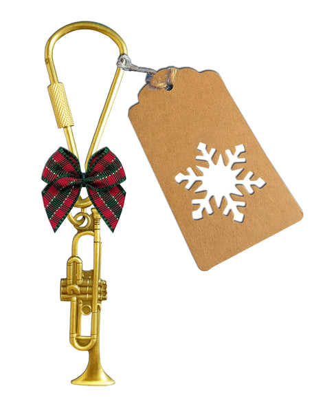 Trumpet Christmas Ornament & Keychain
