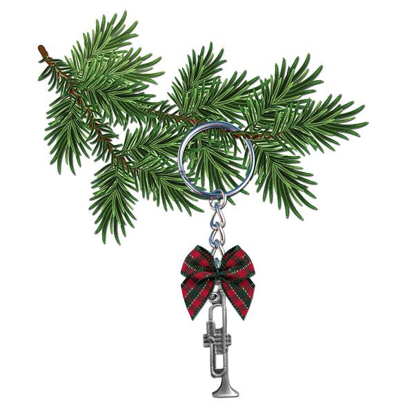 Trumpet Christmas Ornament & Keychain