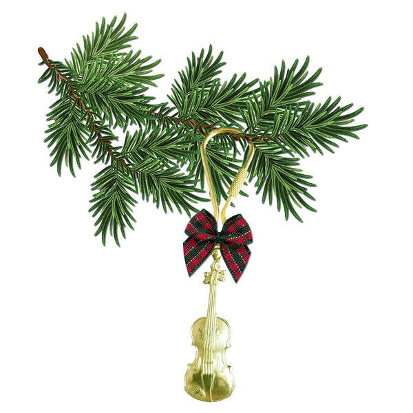 Fiddle Christmas Ornament