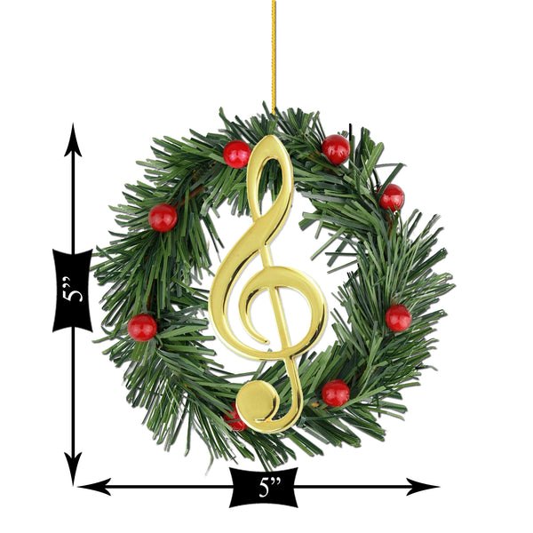 Treble Clef Ornament