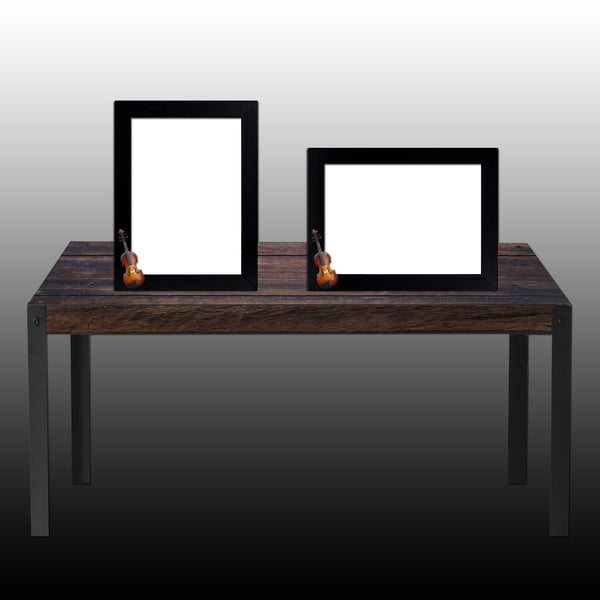 Music Picture Frame - with Fiddle Decoration - Size 5" by 7"