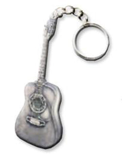 Acoustic Guitar Keychain