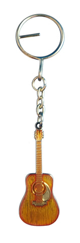 Cloisonné Guitar Keychain