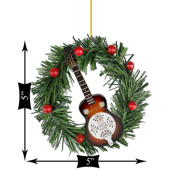 Resophonic Guitar Ornament