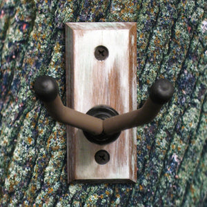 Guitar Wall Hanger - Distressed Reclaimed Oak