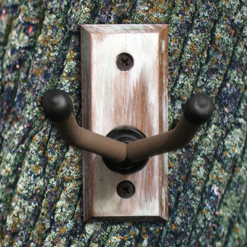 Mandolin Wall Hanger - Distressed Reclaimed Oak
