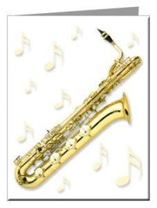 Note Cards - Baritone Sax Note Cards
