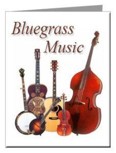 Bluegrass Music Note Cards Strum Hollow Music