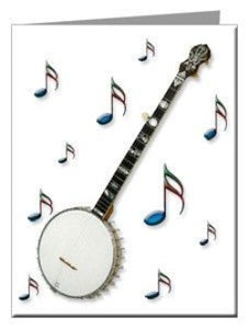 Note Cards - Old-Time Banjo Note Cards