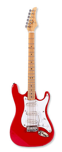 Miniature Musical Instruments - Miniature Red Electric Guitar