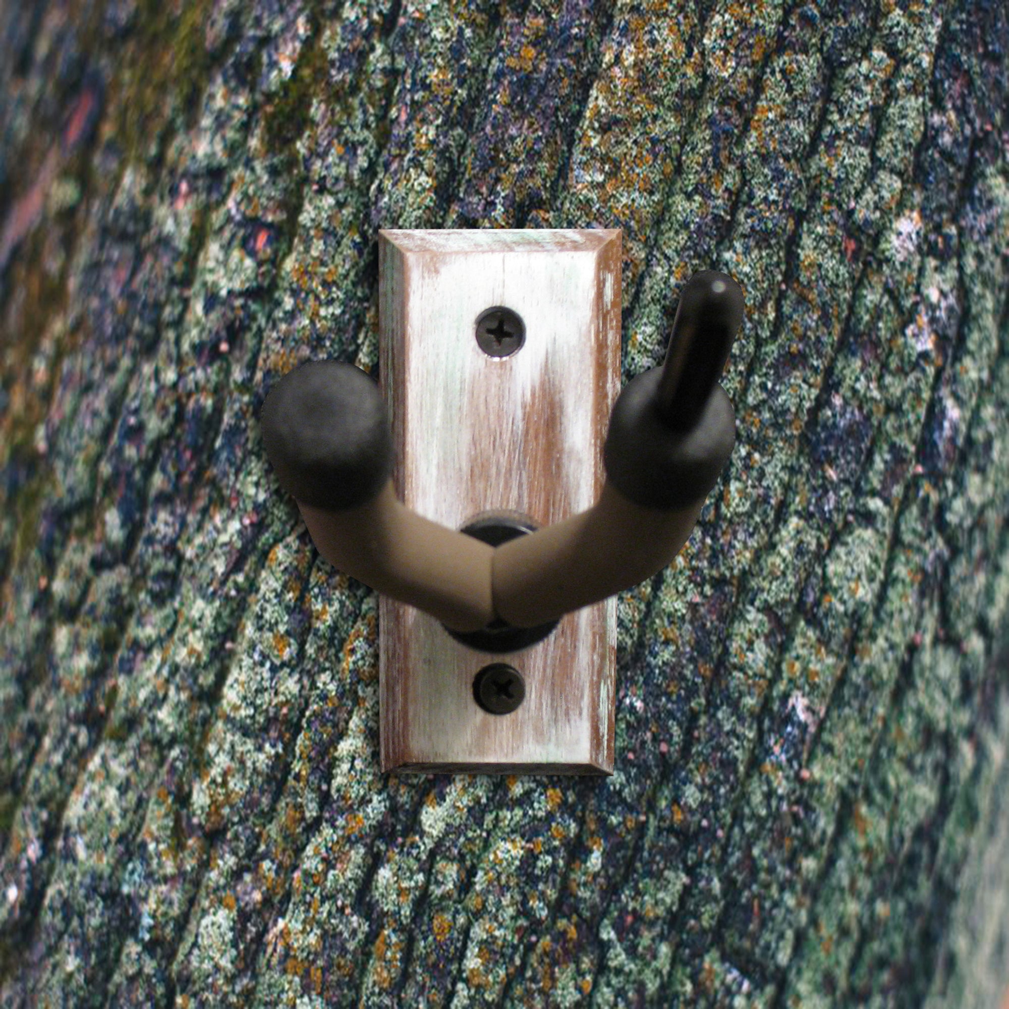 Fiddle Wall Hanger - Distressed Reclaimed Oak